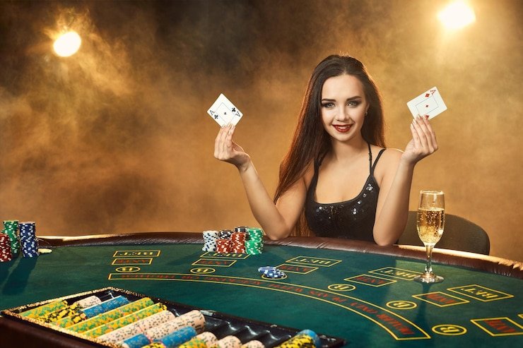 Nuansa neon dalam slot pesta